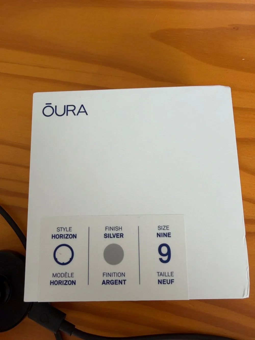 Oura Horizon Ring - Silver Polished Finish